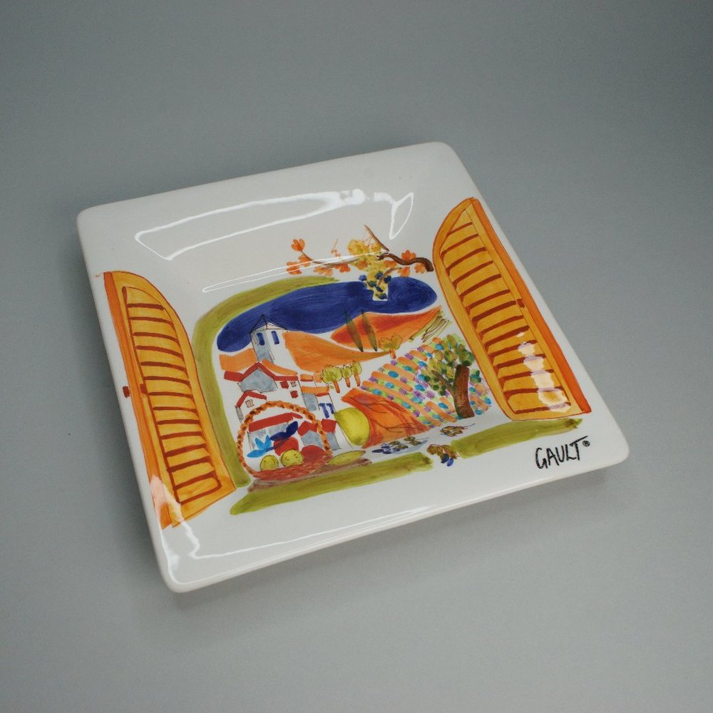 French Dominique Gault Ceramique Plate